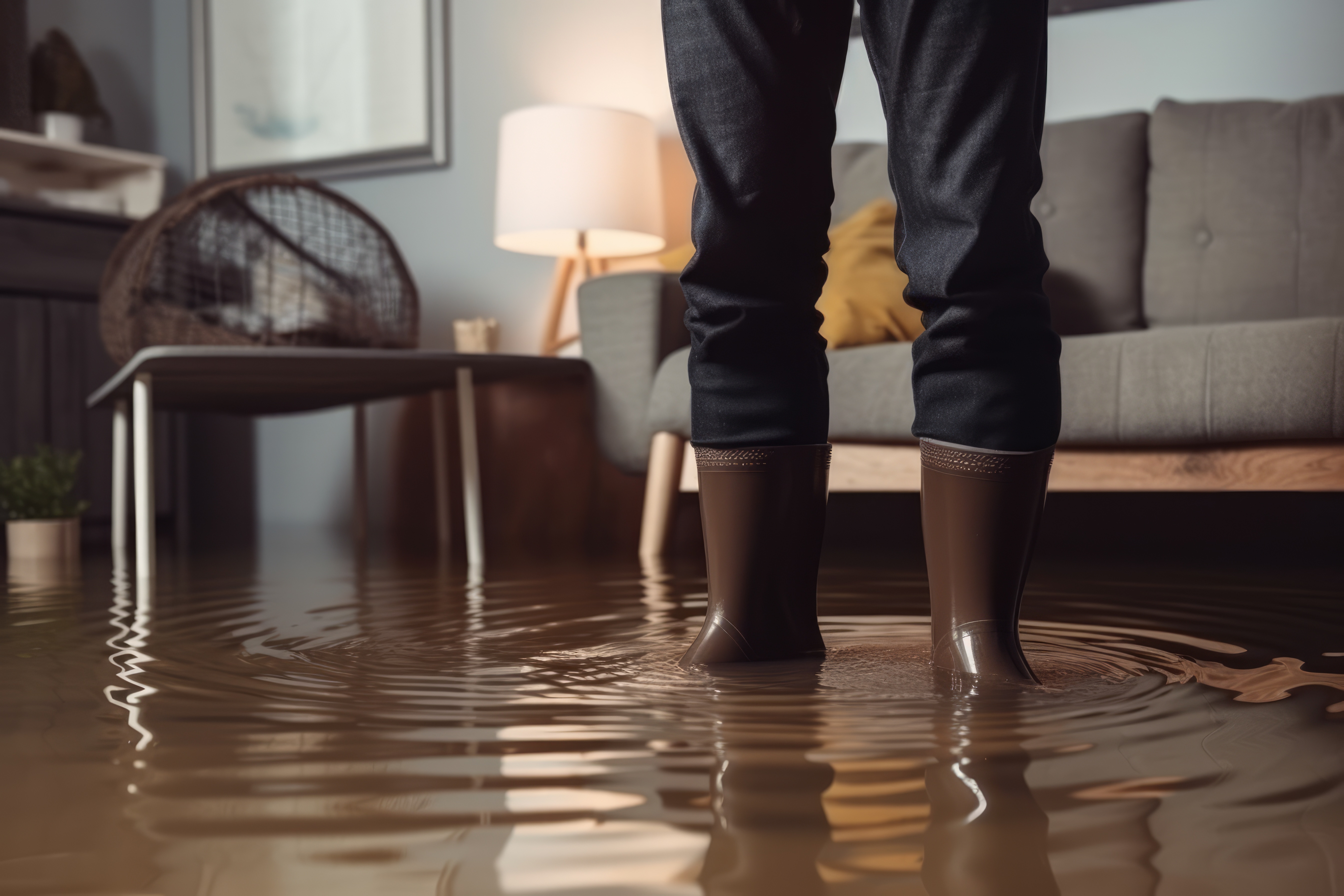 flooded home - disaster remediation