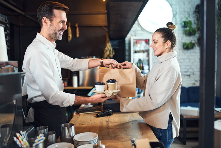 Restaurant design takeout service