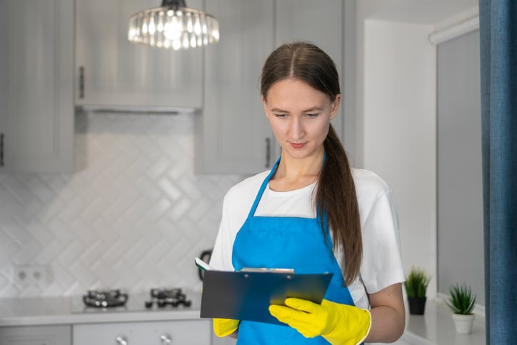 residential cleaning checklist